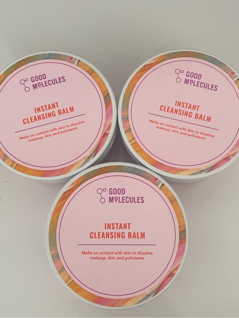 (3) Good Molecules Instant Cleansing Balm - Pink Jar